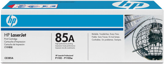 HP Toner 85A / CE285A Sort (1.600 sider) Original HP Toner 85A / CE285A Sort (1.600 sider) Original