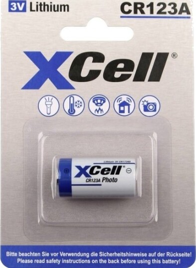 Xcell Spesialbatteri Cr-123A Litium 3 V 1200 1 Stk 150500 150500 Xcell Spesialbatteri Cr-123A Litium 3 V 1200 1 Stk 150500 150500