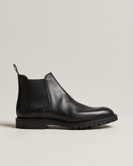 Crockett & Jones Chelsea 11 Black Calf Grained Crockett & Jones Chelsea 11 Black Calf Grained
