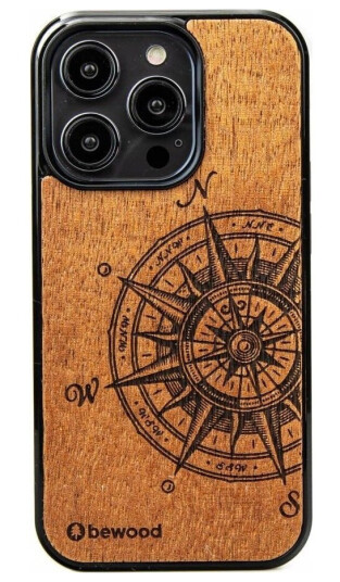 Bewood Traveler Merbau Tredeksel Til Iphone 15 Pro