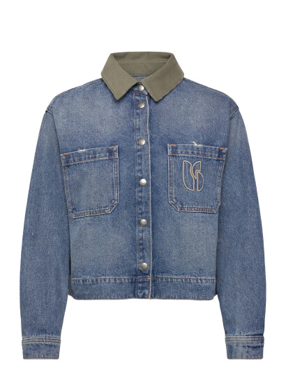 ba&sh Veste Vigilio Blue 36