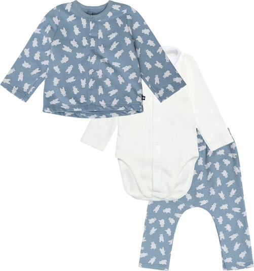 Petit Bateau Ensemble Long   Blue   74