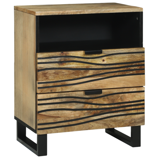  Nattbord 50x33x60 cm laget av solid mangotre.