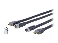 VIVOLINK Pro Cross Wall - HDMI-kabel med Ethernet - 7.5 m VIVOLINK Pro Cross Wall - HDMI-kabel med Ethernet - 7.5 m