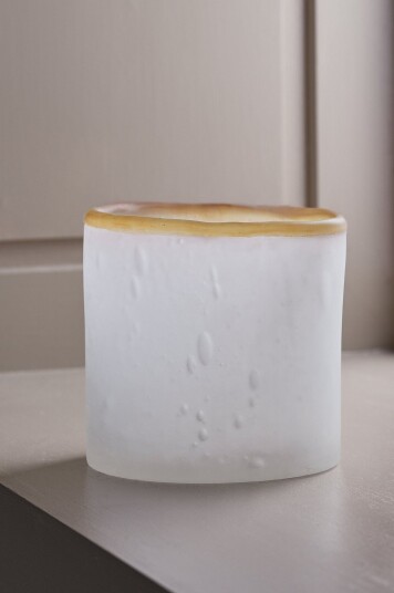 Ellos Home Telyslykt Estella høyde 15 cm Gul