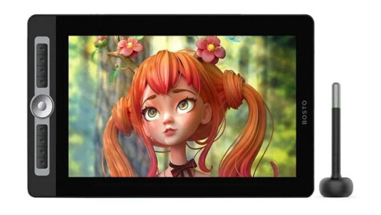 Bosto Graphics Tablet Bt-16Hd Pro Graphics Tablet 1920X1080 Fhd-Nøkler