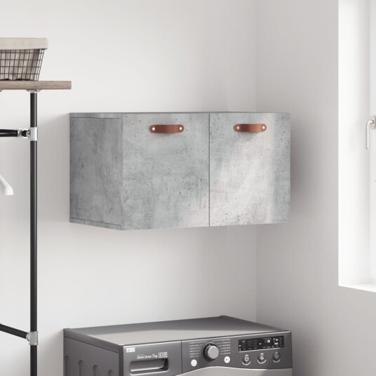  Veggskap betonggrå 60x36,5x35 cm konstruert tre 8720845948412