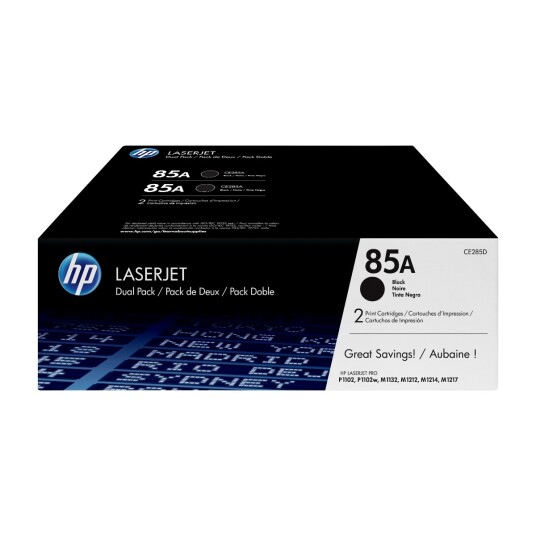 HP Toner 85A 2-pakning HP Toner 85A 2-pakning