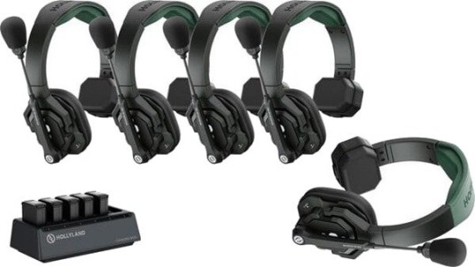 Hollyland Solidcom SE Pro- 5 Person Noise Cancelling Headset Intercom (5601PRO-5S)