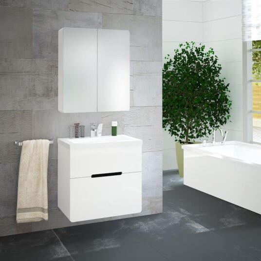 Servantskap Arredo Soft 60 Hvit Høyblank 299057 Servantskap Arredo Soft 60 Hvit Høyblank 299057