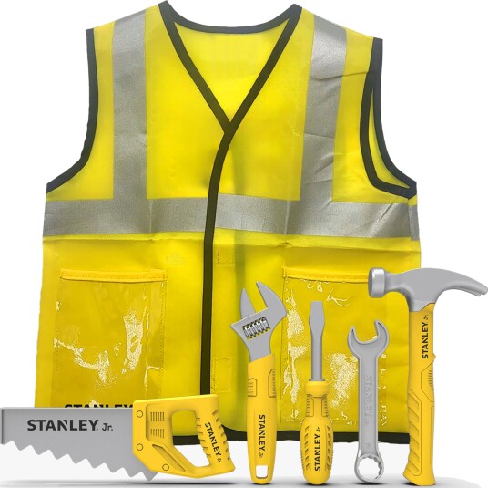 Stanley Jr. Byggearbeidersett 6 Deler, Gul