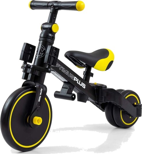 Milly Mally Optimus Plus 4 i 1 Barnesykkel 12+ Måneder Svart