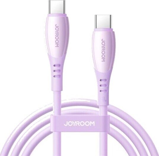 Joyroom S A59 USB C USB C 60W kabel 1.2m lilla S A59 C C 60W 1.2m purple