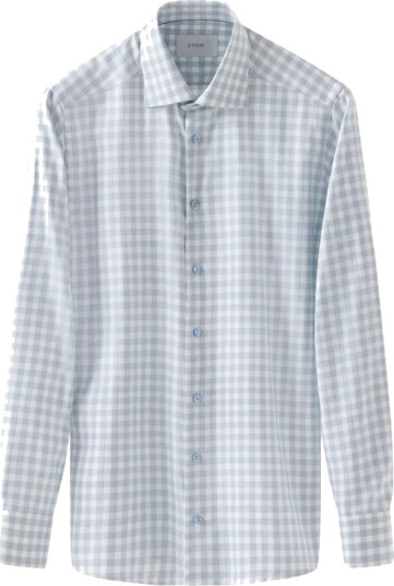 Eton Herre Skjorter Blå 6XL,