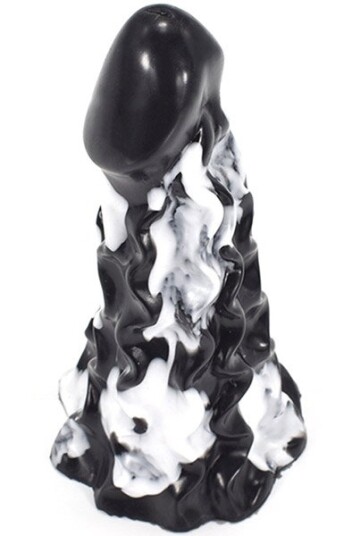 Himiks Dildo Black-White 22 cm