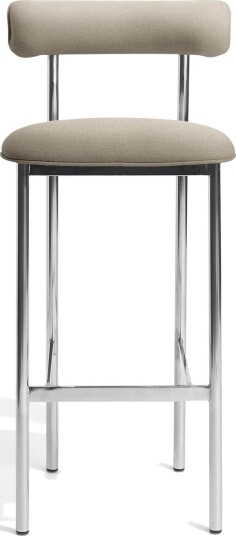Møbel Copenhagen Font Barstol 75 cm Hallingdal 65 200/Polert Stålunderstell