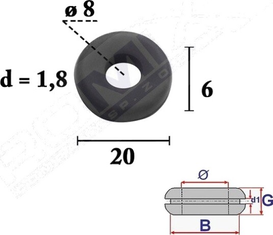 Bøssing ROMIX C70390