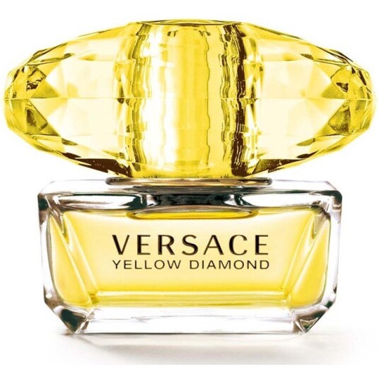 Versace Yellow Diamond Eau de Toilette Spray 50ml - Frisk Dameparfyme med Muskat og Sitrusnoter Versace Yellow Diamond Eau de Toilette Spray 50ml - Frisk Dameparfyme med Muskat og Sitrusnoter