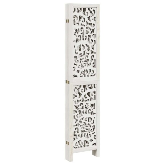  Romdeler 6 paneler hvit heltre keisertre 8721012074422