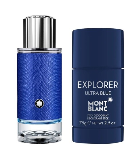 Montblanc Explorer Ultra Blue Eau De Parfum 60 ml + Montblanc Explorer Ultra Blue Deostick 75 gr