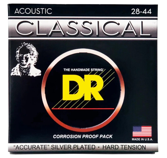 DR Strings CNH spansk gitar-strenger 028-044 hard tension