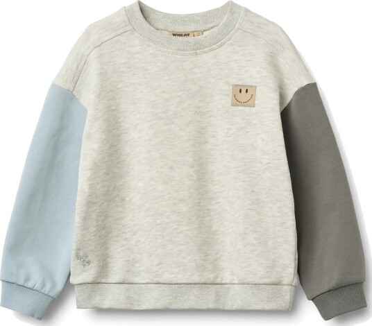 Wheat Sweatshirt L/S Lennon Badge Grey 116