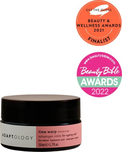 ADAPTOLOGY Time Warp Moisturiser Skjønn alt-i-én anti-age fuktighetskrem