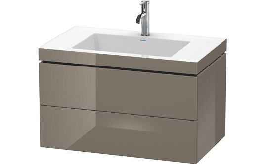 Duravit L-Cube Servantskap m/2 skuffer 800x500x480 mm Flanellgrå HG