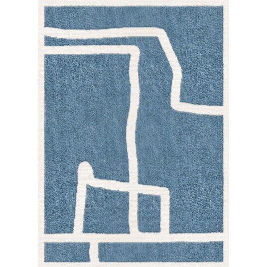 Layered Gotland Klint ullteppe Cornflower blue 250 x 350 cm