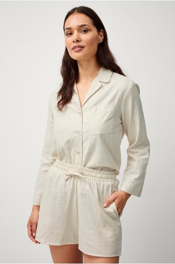 Ellos Home Shorts Candela Peached Beige