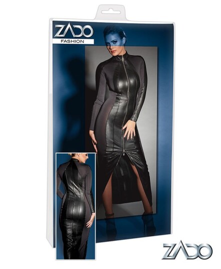 Other Brand Zado Long Leather Dress Small 20008301020