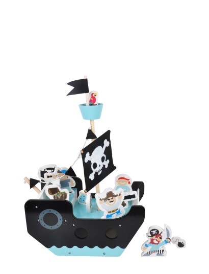 Magni Toys Pirate Ship With 11 Figures - Multi/patterned - ONE SIZE
