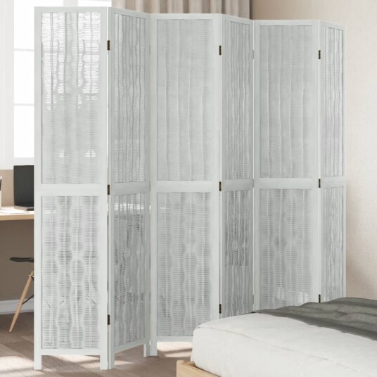 Romdeler 6 paneler hvit heltre keisertre 8721012073791 Romdeler 6 paneler hvit heltre keisertre 8721012073791
