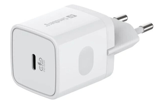 Sandberg 20W USB-C Mobillader med hurtiglading