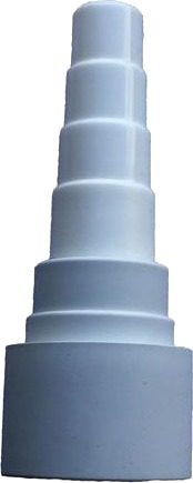 Tilkoblingsadapter For Kondensrørsystemer Grå Myk Adapter 32 Mm Innvendig For 20/18/16/14 Mm Slangetilkobling