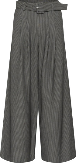 My Essential Wardrobe Bukser 23 The Pinstriped High Grå