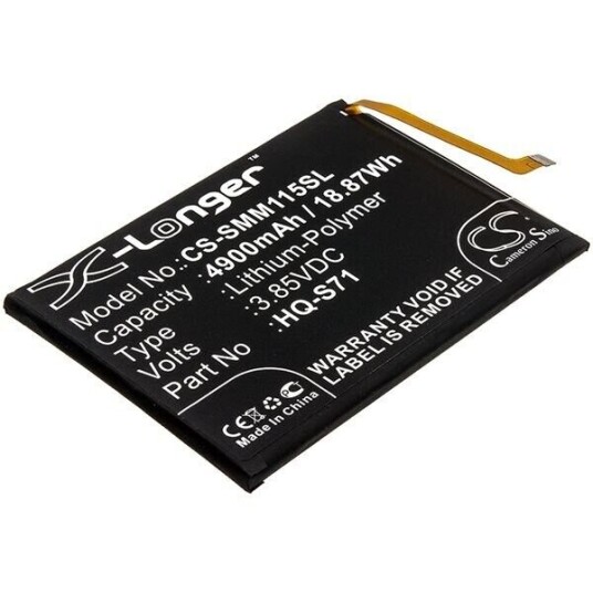 Samsung SM-M115F batteri (4900 mAh 3.85 V, Sort)