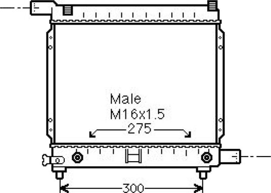 DIEDERICHS DCM2314 Radiator motorkjøling