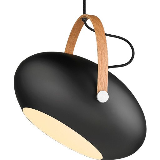 Halo Design DC Taklampe Ø40 Sort/ Eik
