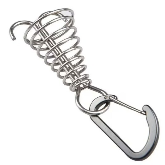 Teltanker Markiseanker - Dekkspinn og karabinkrok Teltanker Markiseanker - Dekkspinn og karabinkrok