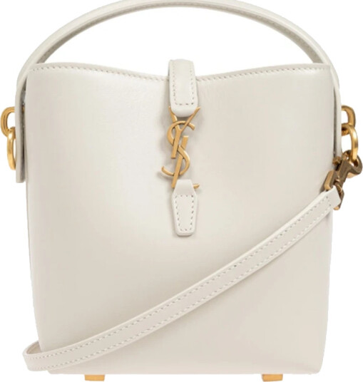 Saint Laurent Dame Vesker Beige ONE SIZE,