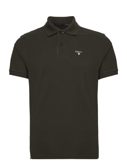 Barbour Barbour Tartan Pique Polo Shirt - Green - XL