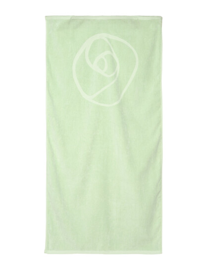 Rosemunde Towel 70X140Cm - Green - ONE SIZE