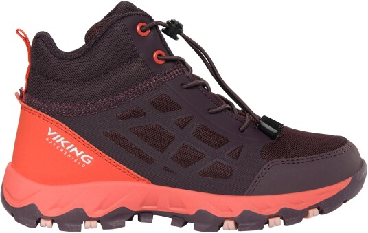 Viking Track Mid SL WP Sneakers Plum 34