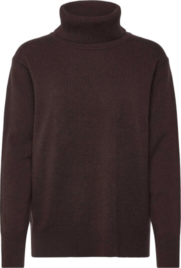 Rosemunde Rwlaica Cashmere Ls Roll Neck Brown L