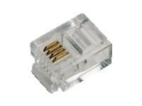 Logilink Telefonkontakt Rj 11 Hann Uskjermet En Pakke 100 MP0018