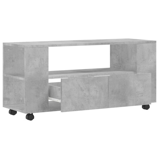 vidaXL TV-benk betonggrå 102x34,5x43 cm konstruert tre vidaXL TV-benk betonggrå 102x34,5x43 cm konstruert tre