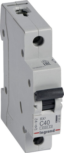 Legrand 12 stk RX³ MCB automatsikring C25 1P 1M 4,5kA