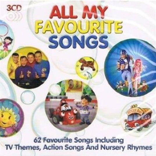 All My Favourite Songs 3CD   Fra Tv og Film for barn.