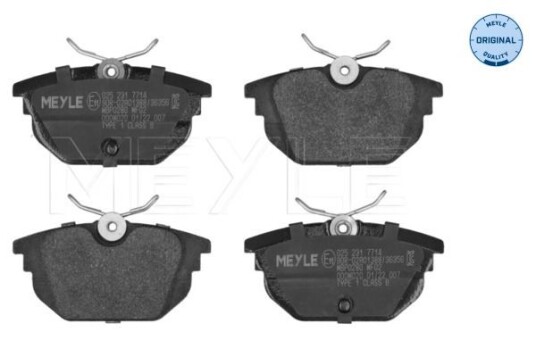 Bremseklosser MEYLE 025 231 7714